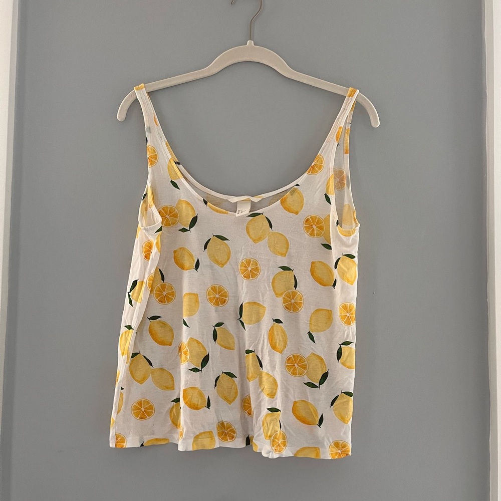 H&M low cut summer lemon tang
